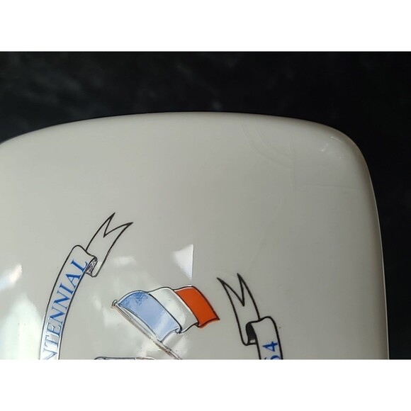 St. Louis Bicentennial 1764-1964 Lidded Jewelry Box Made In Spain - Picture 10 of 10